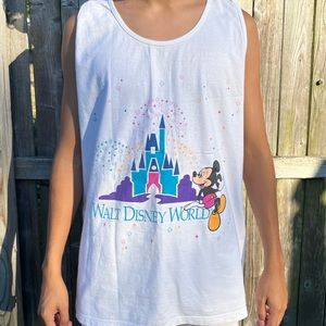 Vintage 90s Disney Mickey Mouse Walt Disney World Tank Top